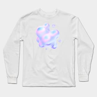 fluid holographic Long Sleeve T-Shirt